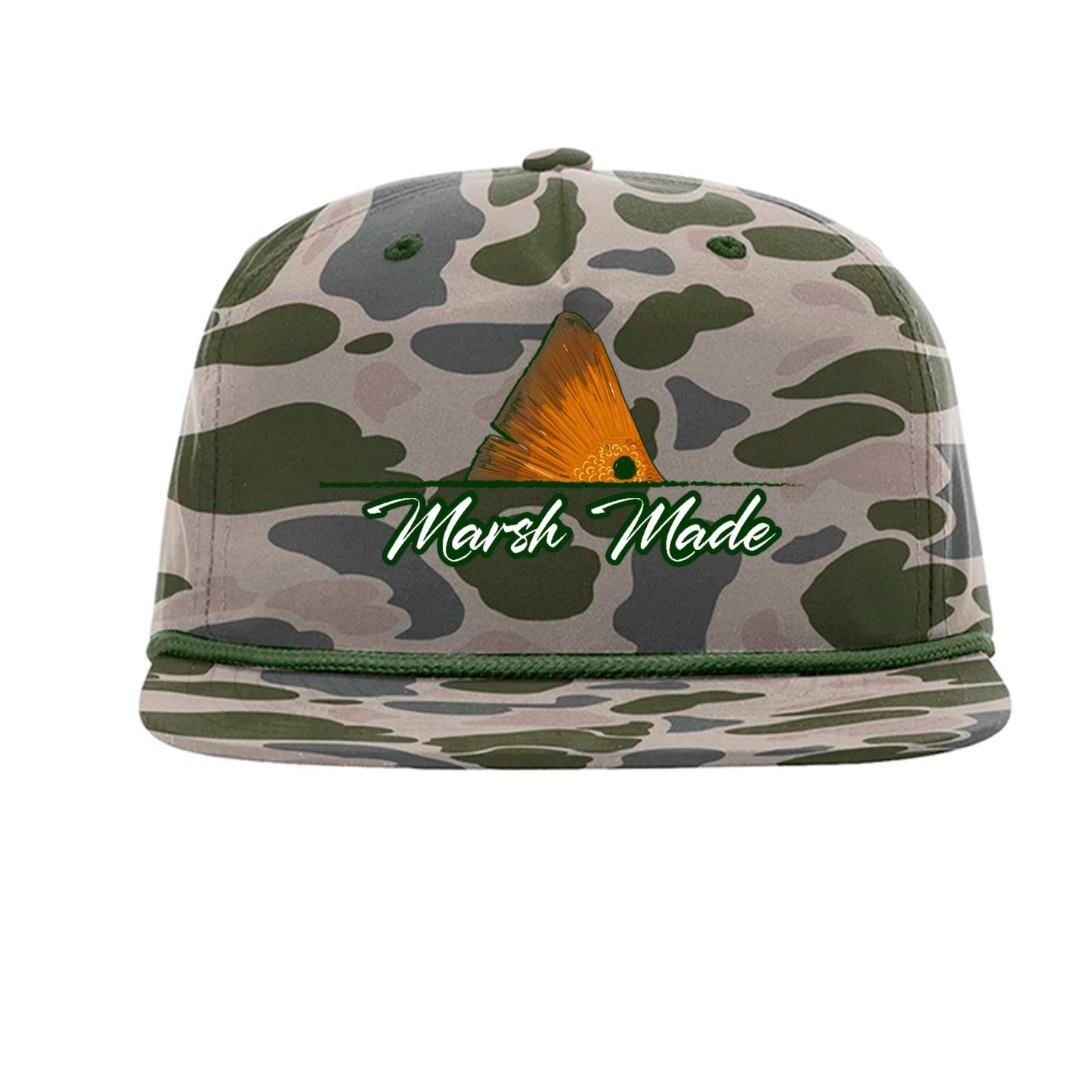 Marsh Duck Camo/ Olive Green - 256P - FRONT